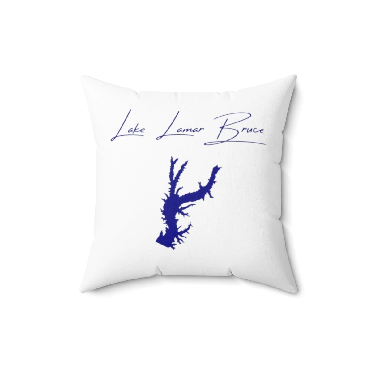 Mississippi  Lake  Lamar  Bruce  Pillow  front  position  view  from  back  16  x  16.webp