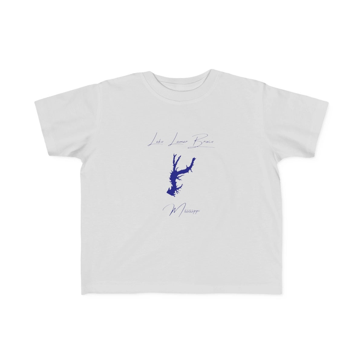 Mississippi  Lake  Lamar  Bruce  Toddler  T-shirt  front  position  view  from  front  silver.webp