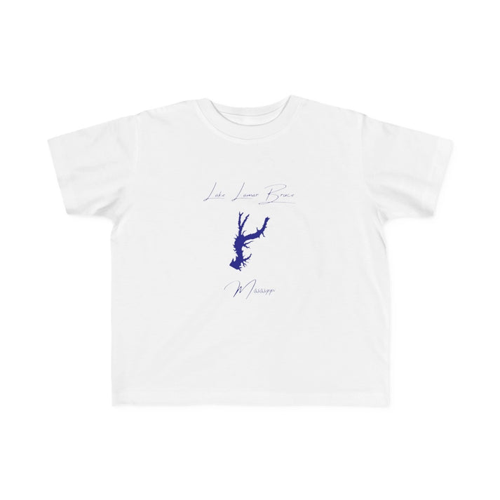 Mississippi  Lake  Lamar  Bruce  Toddler  T-shirt  front  position  view  from  front  white.webp
