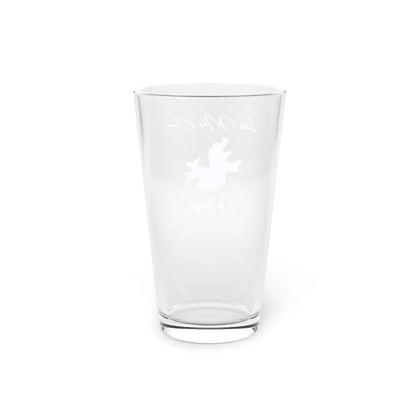 Mississippi  Lake  Mike  Conner  16oz  Pint  Glass  front  position  view  from  back  16oz.webp