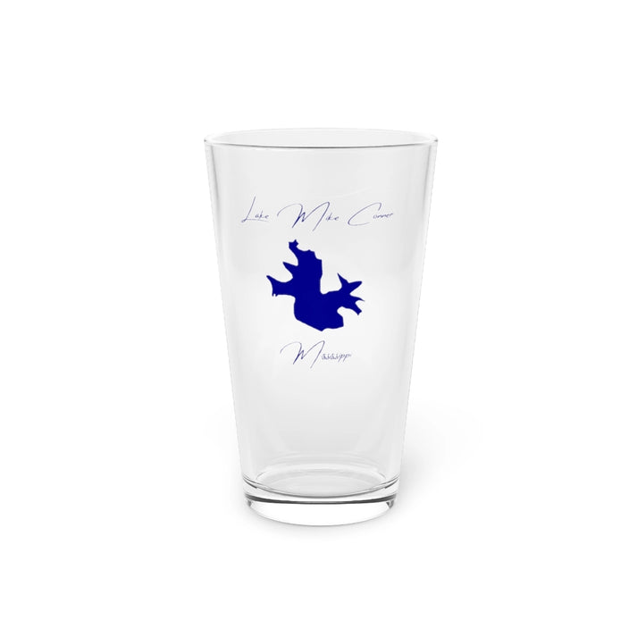 Mississippi  Lake  Mike  Conner  16oz  Pint  Glass  front  position  view  from  front  16oz.webp