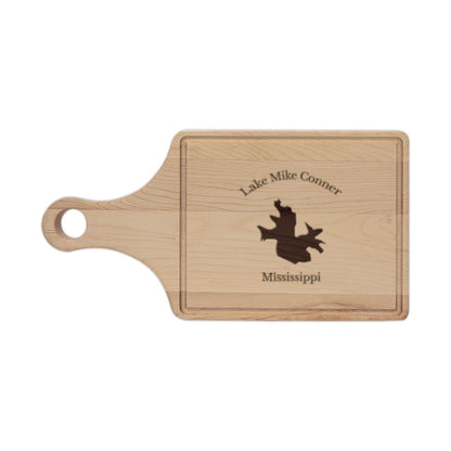 Mississippi  Lake  Mike  Conner  Engraved  Cutting  Board  front  position  view  from  front  maple.webp