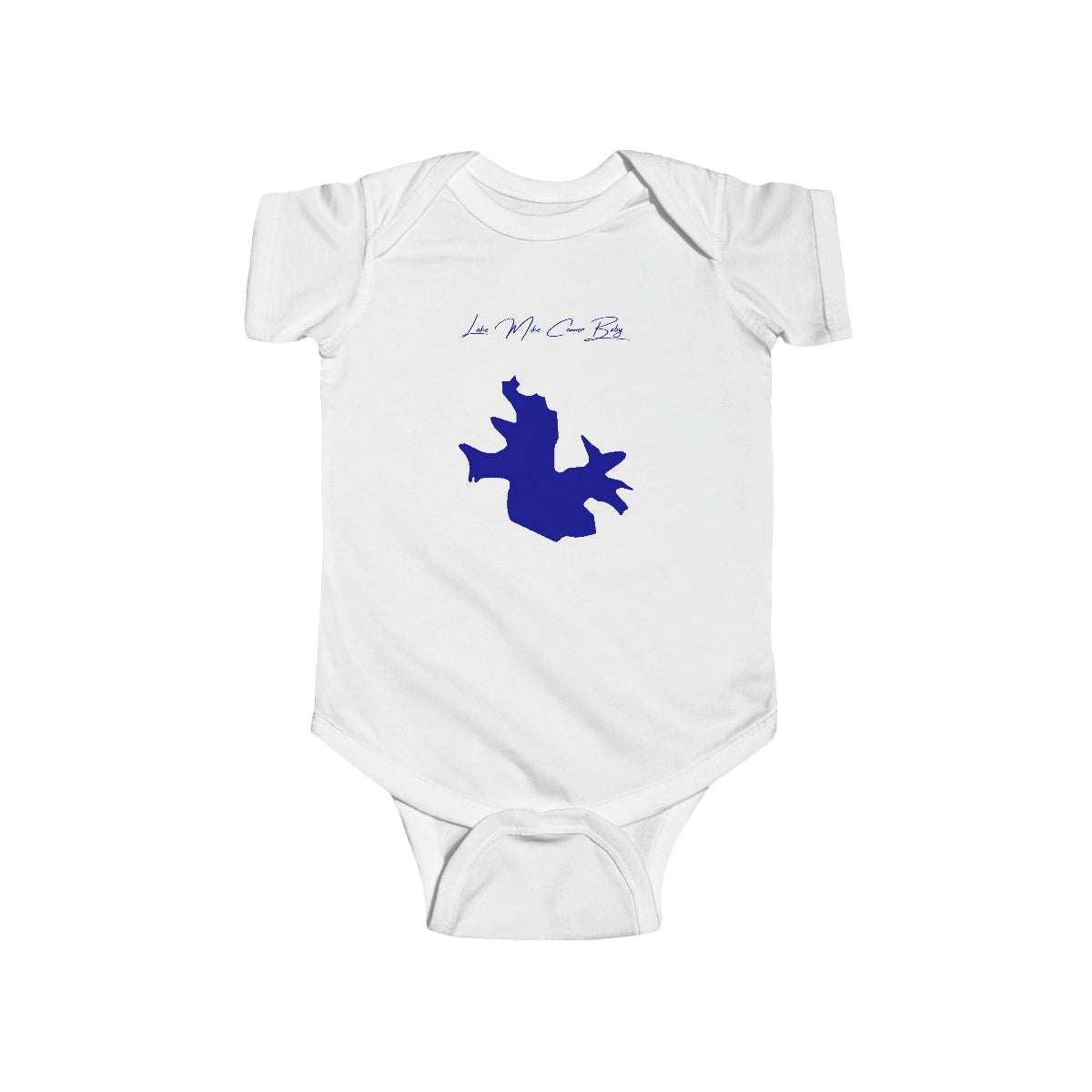 Mississippi  Lake  Mike  Conner  Onesie  front  position  view  from  front  white.webp
