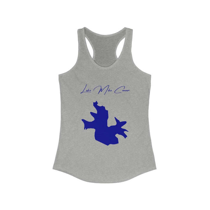 Mississippi  Lake  Mike  Conner  Racerback-Tank  front  position  view  from  front  heather  grey.webp