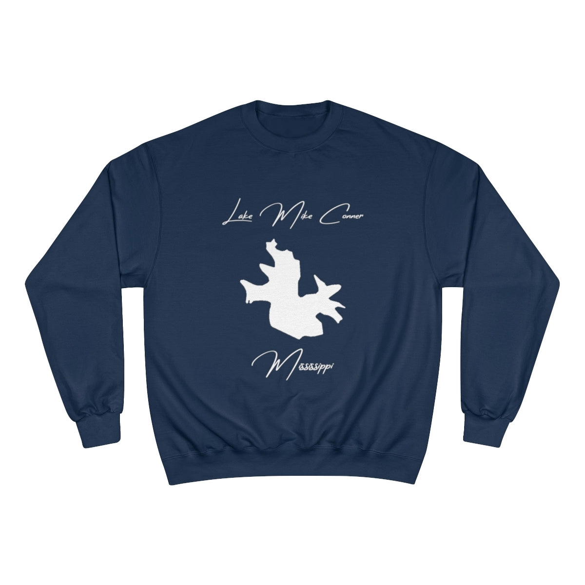 Mississippi  Lake  Mike  Conner  Sweatshirt  front  position  view  from  front  navy.webp