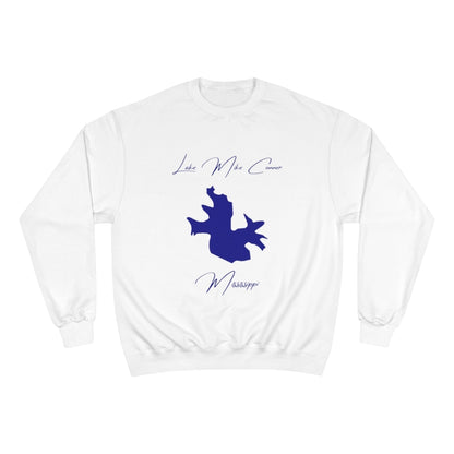 Mississippi  Lake  Mike  Conner  Sweatshirt  front  position  view  from  front  white.webp