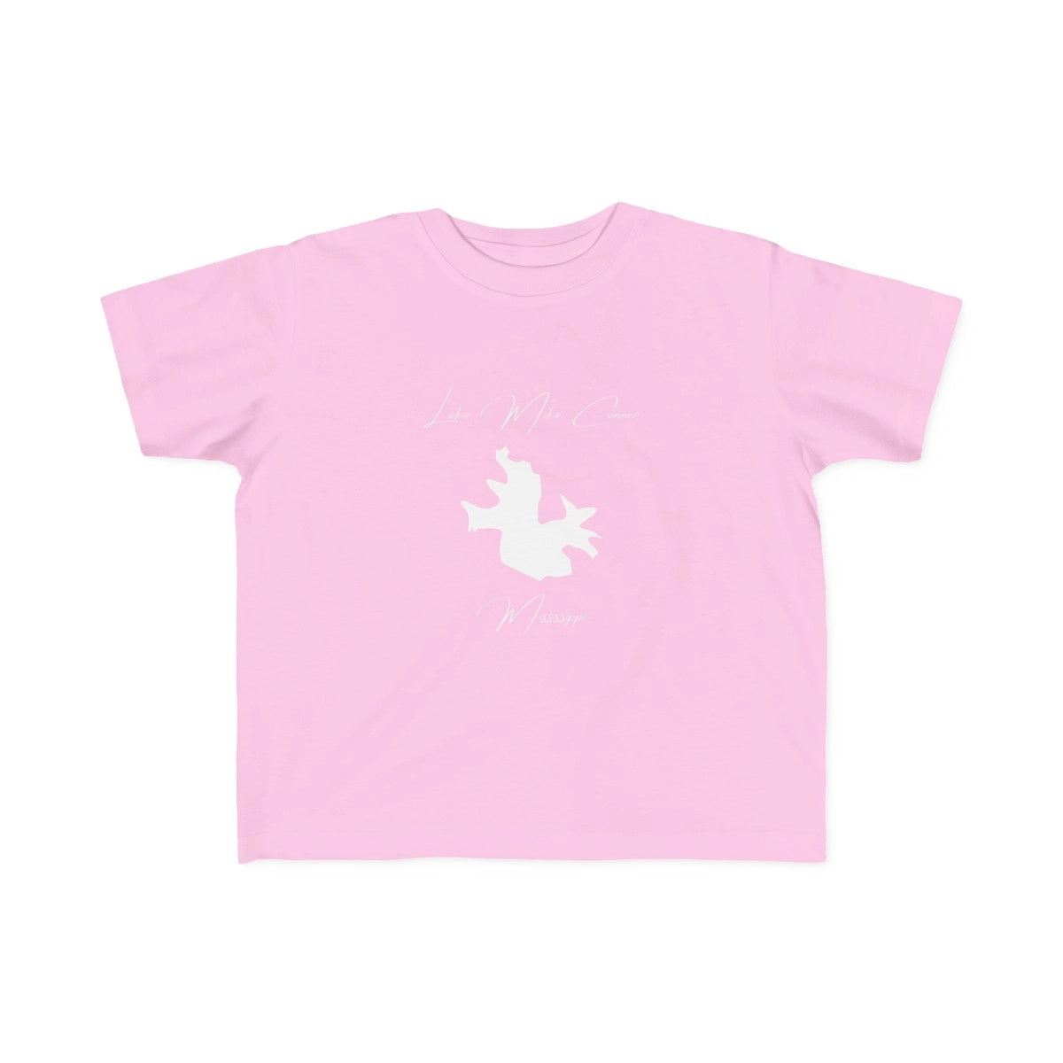 Mississippi  Lake  Mike  Conner  Toddler  T-shirt  front  position  view  from  front  pink.webp