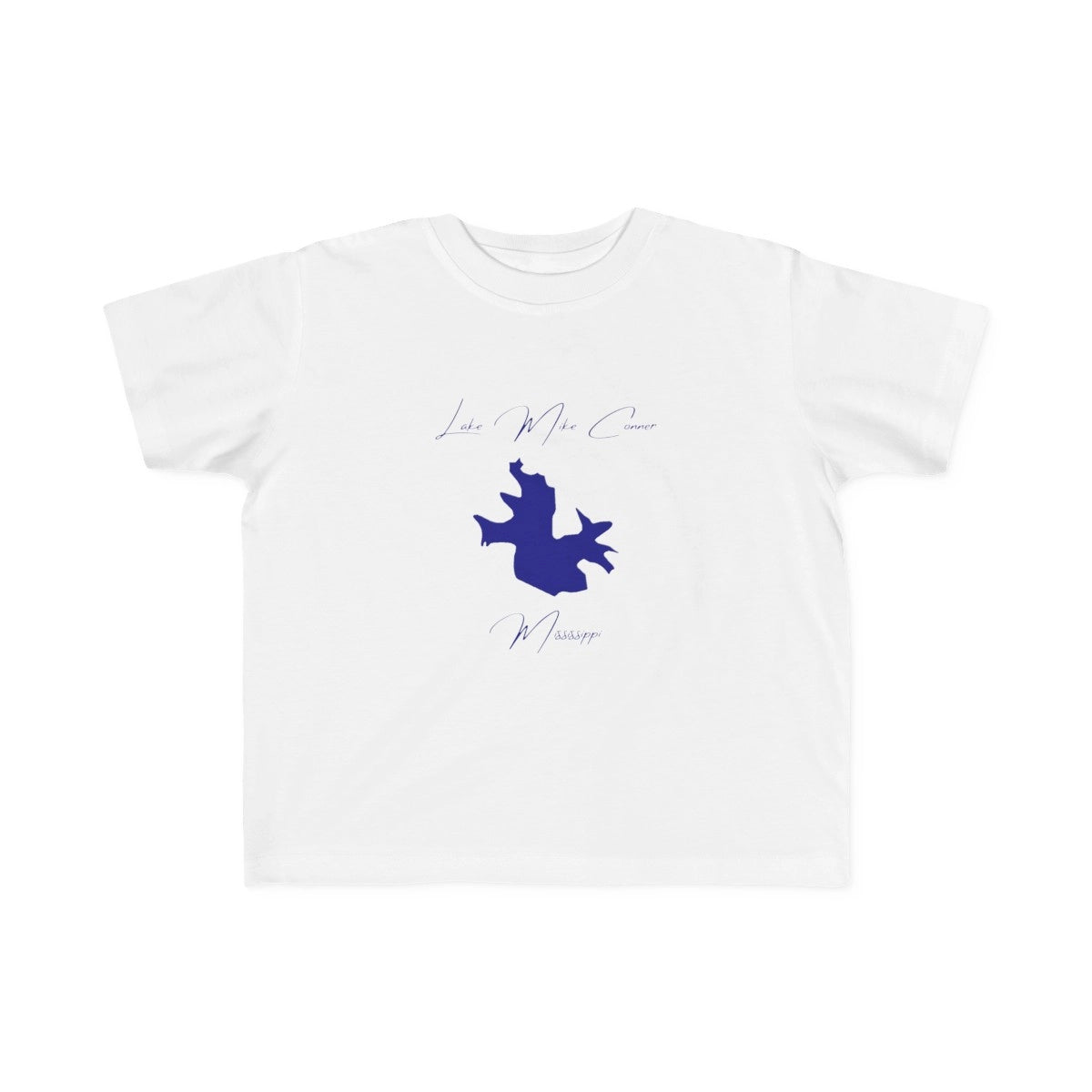 Mississippi  Lake  Mike  Conner  Toddler  T-shirt  front  position  view  from  front  white.webp