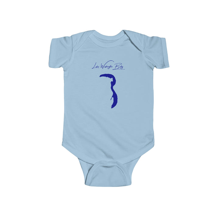 Mississippi  Lake  Washington  Onesie  front  position  view  from  front  light  blue.webp