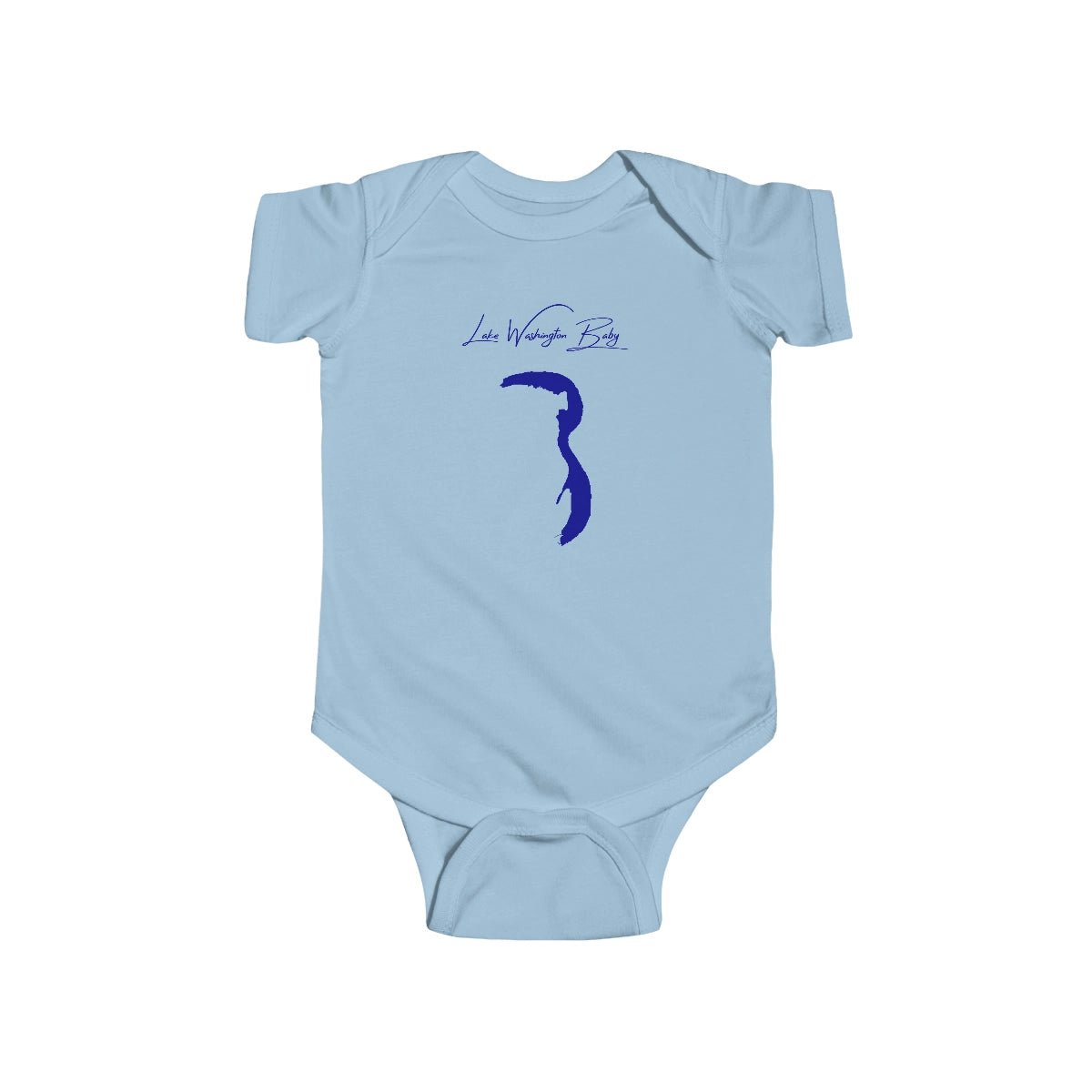 Mississippi  Lake  Washington  Onesie  front  position  view  from  front  light  blue.webp