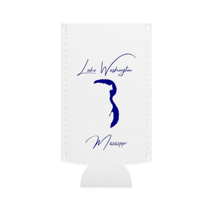Mississippi  Lake  Washington  Slim  Can  Koozie  front  position  view  from  flat-front  white.webp