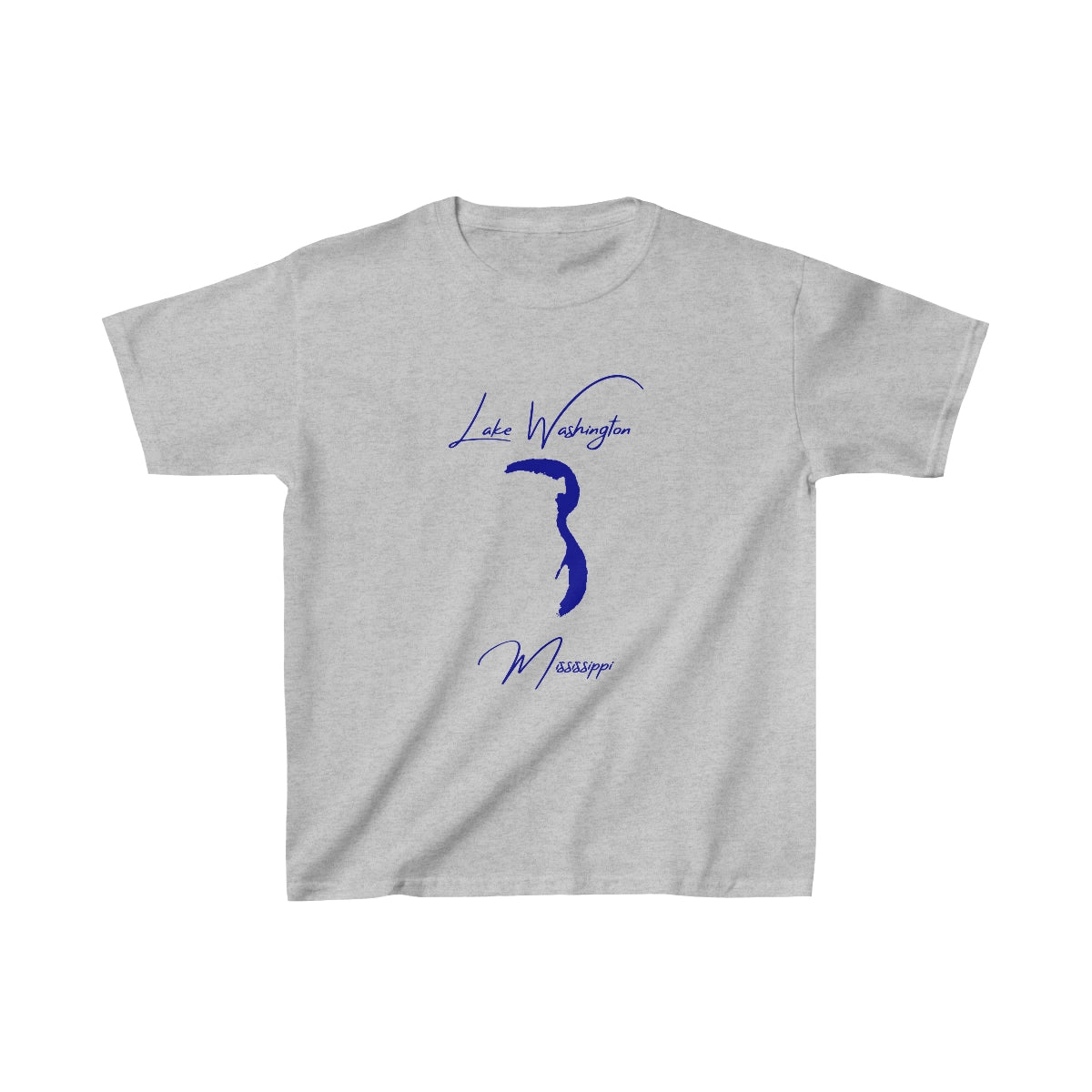 Mississippi  Lake  Washington  Youth  T-shirt  front  position  view  from  front  sport  grey.webp