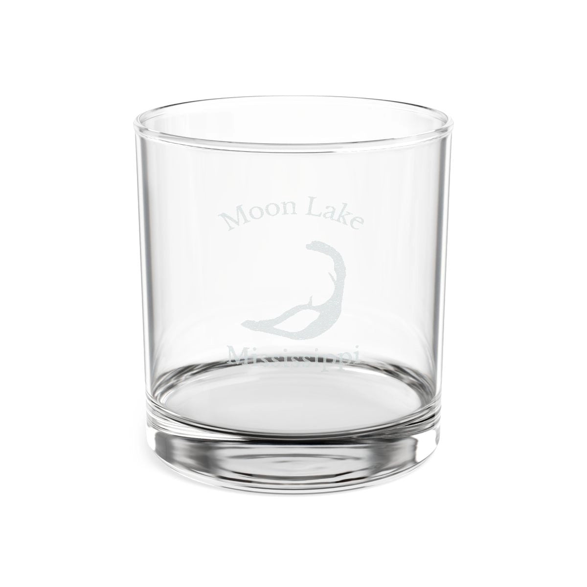 Mississippi  Moon  Lake  Engraved  Whiskey  Glass  other  position  view  from  front  10.5oz.webp