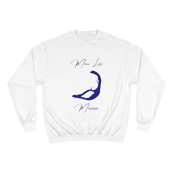 Mississippi  Moon  Lake  Sweatshirt  front  position  view  from  front  white.webp