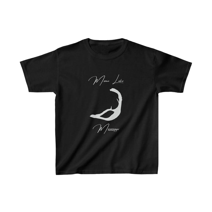 Mississippi  Moon  Lake  Youth  T-shirt  front  position  view  from  front  black.webp