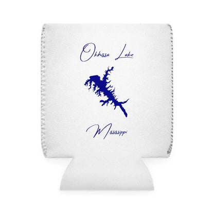 Mississippi  Okhissa  Lake  Can  Koozie  front  position  view  from  front-1  white.webp