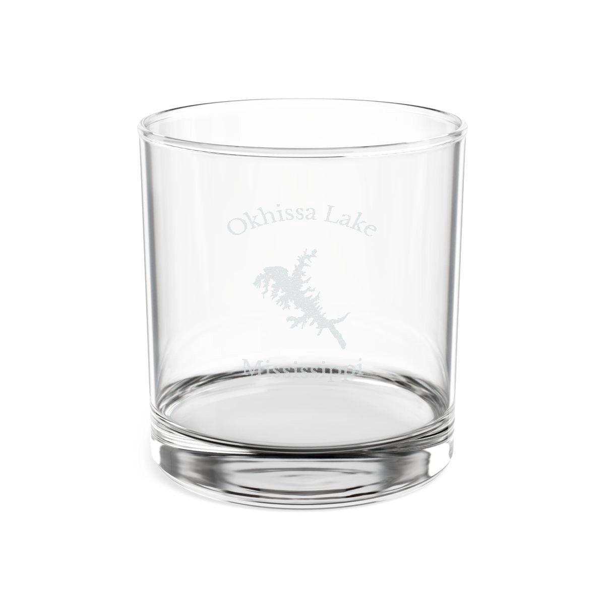 Mississippi  Okhissa  Lake  Engraved  Whiskey  Glass  other  position  view  from  front  10.5oz.webp
