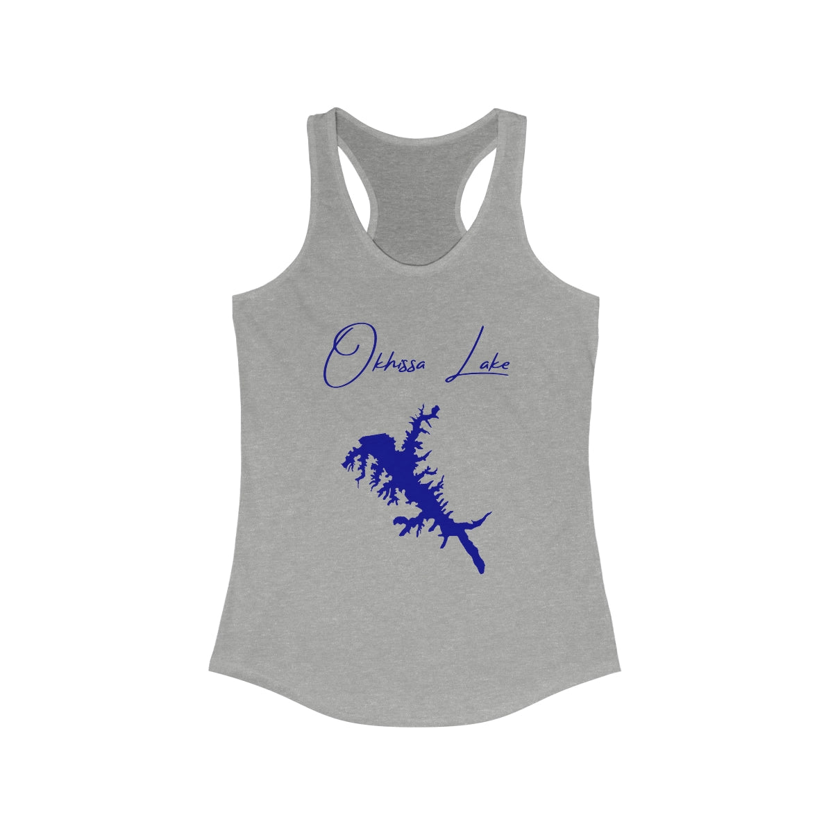 Mississippi  Okhissa  Lake  Racerback-Tank  front  position  view  from  front  heather  grey.webp