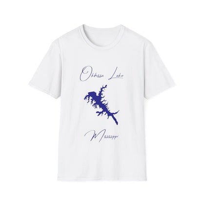 Mississippi  Okhissa  Lake  T-shirt  front  position  view  from  front  white.webp