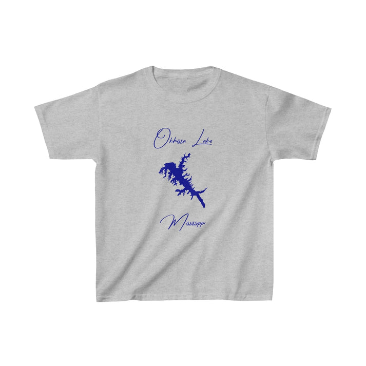 Mississippi  Okhissa  Lake  Youth  T-shirt  front  position  view  from  front  sport  grey.webp