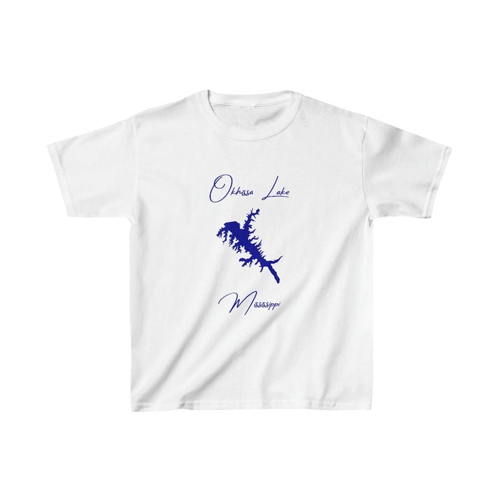 Mississippi  Okhissa  Lake  Youth  T-shirt  front  position  view  from  front  white.webp
