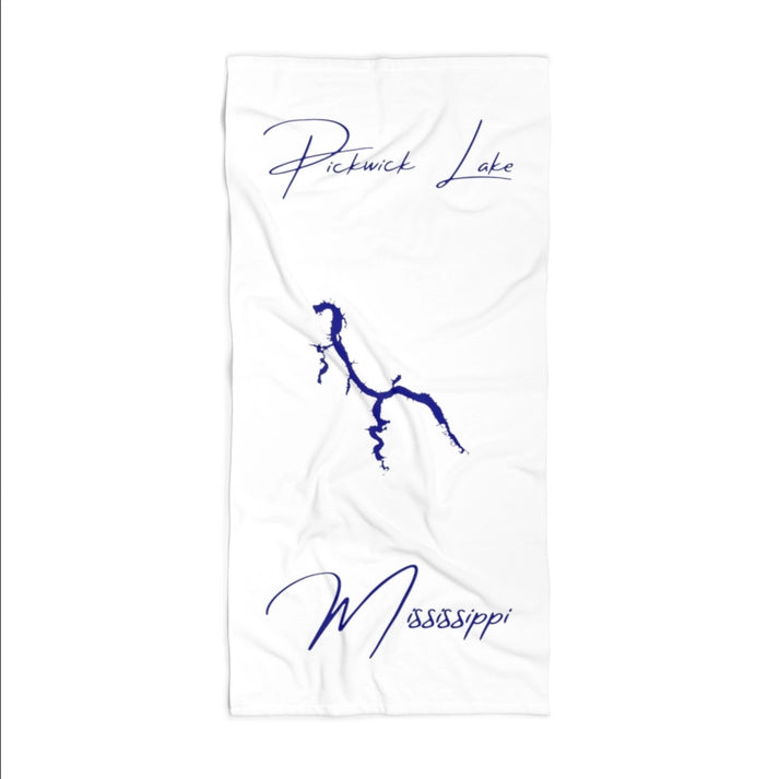 Mississippi  Pickwick  Lake  Beach  Towel  front  position  view  from  front  36  x  72.webp
