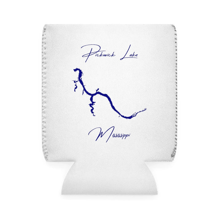 Mississippi  Pickwick  Lake  Can  Koozie  front  position  view  from  front-1  white.webp