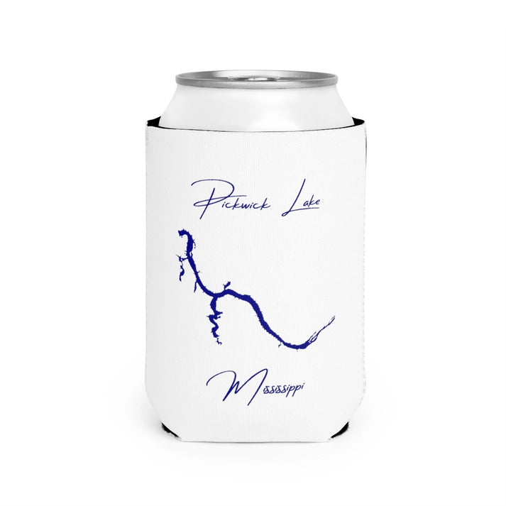 Mississippi  Pickwick  Lake  Can  Koozie  front  position  view  from  front-2  white.webp