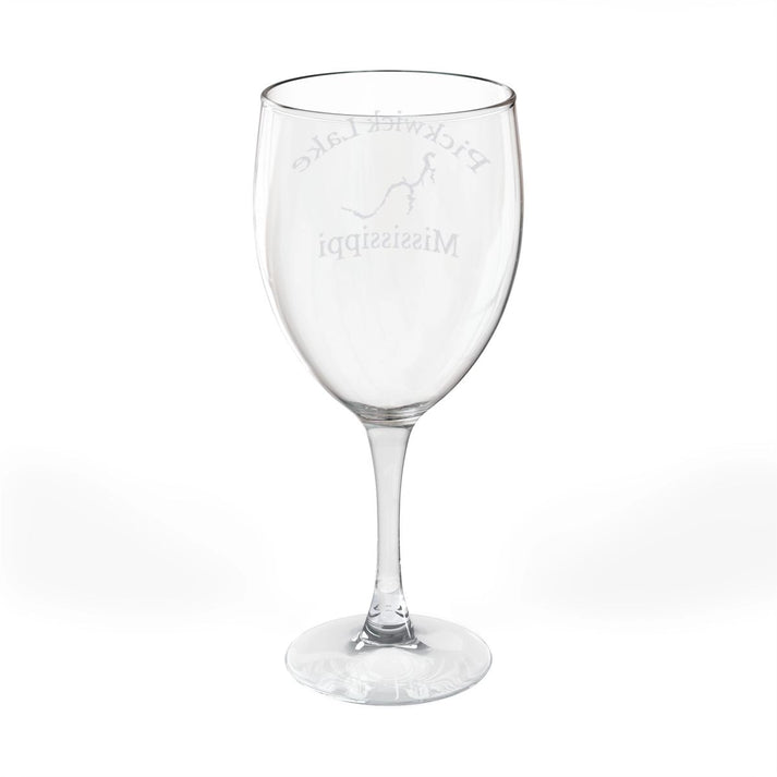 Mississippi  Pickwick  Lake  Engraved  Wine  Glass  other  position  view  from  back  10.5oz.webp