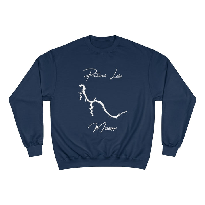 Mississippi  Pickwick  Lake  Sweatshirt  front  position  view  from  front  navy.webp