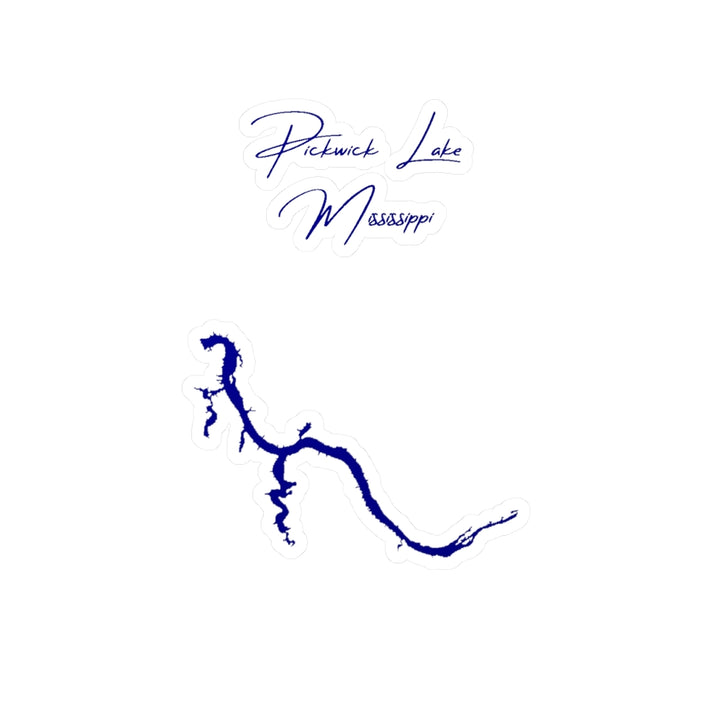 Mississippi  Pickwick  Lake  Vinyl  Decal  other  position  view  from  front  4  x  6.webp