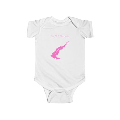 Mississippi  Ross  Barnett  Reservoir  Onesie  front  position  view  from  front  white.webp