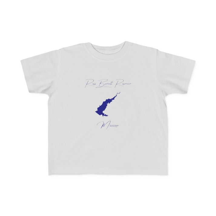 Mississippi  Ross  Barnett  Reservoir  Toddler  T-shirt  front  position  view  from  front  silver.webp