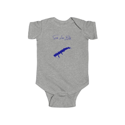 Mississippi  Sardis  Lake  Onesie  front  position  view  from  front  heather.webp