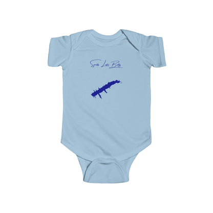 Mississippi  Sardis  Lake  Onesie  front  position  view  from  front  light  blue.webp