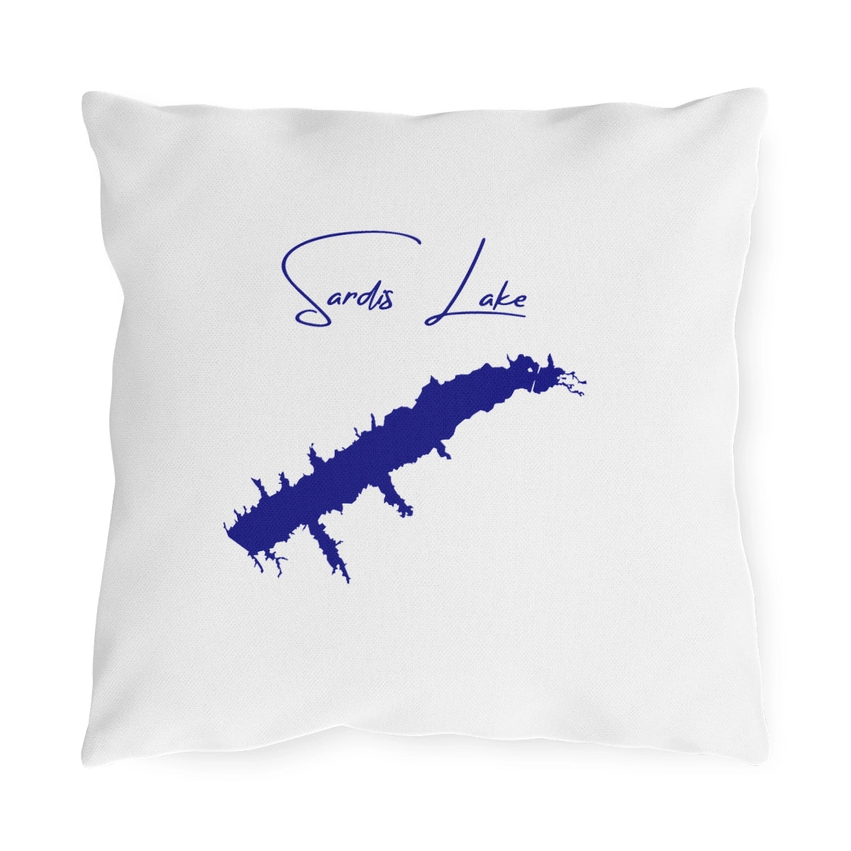 Mississippi  Sardis  Lake  Outdoor  Pillow  front  position  view  from  front  16  x  16.webp