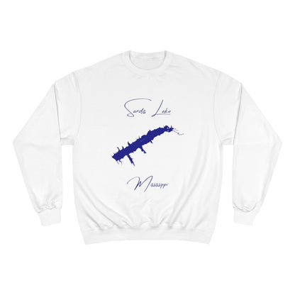 Mississippi  Sardis  Lake  Sweatshirt  front  position  view  from  front  white.webp