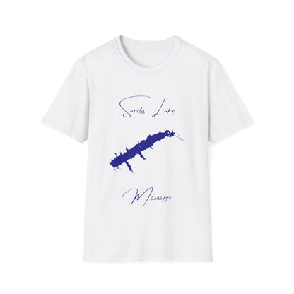 Mississippi  Sardis  Lake  T-shirt  front  position  view  from  front  white.webp