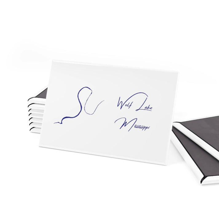 Mississippi  Wolf  Lake  Magnet  front  position  view  from  set  2  x  3.webp