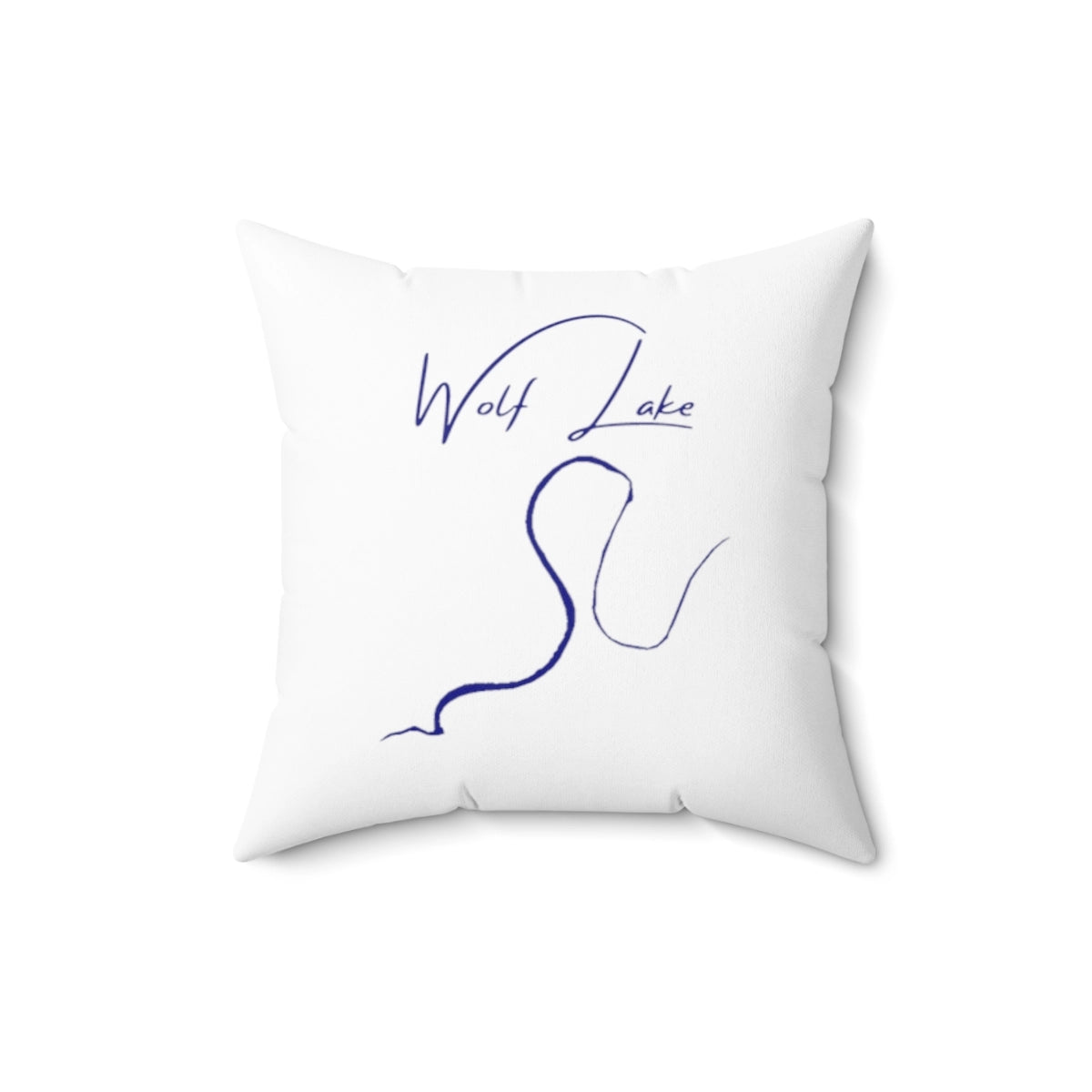 Mississippi  Wolf  Lake  Pillow  front  position  view  from  back  16  x  16.webp