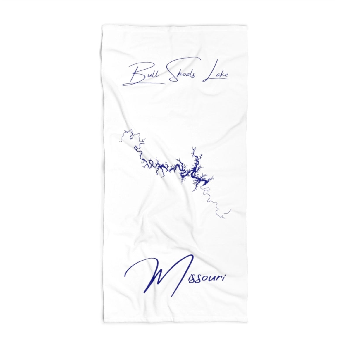 Missouri  Bull  Shoals  Lake  Beach  Towel  front  position  view  from  front  36  x  72.webp
