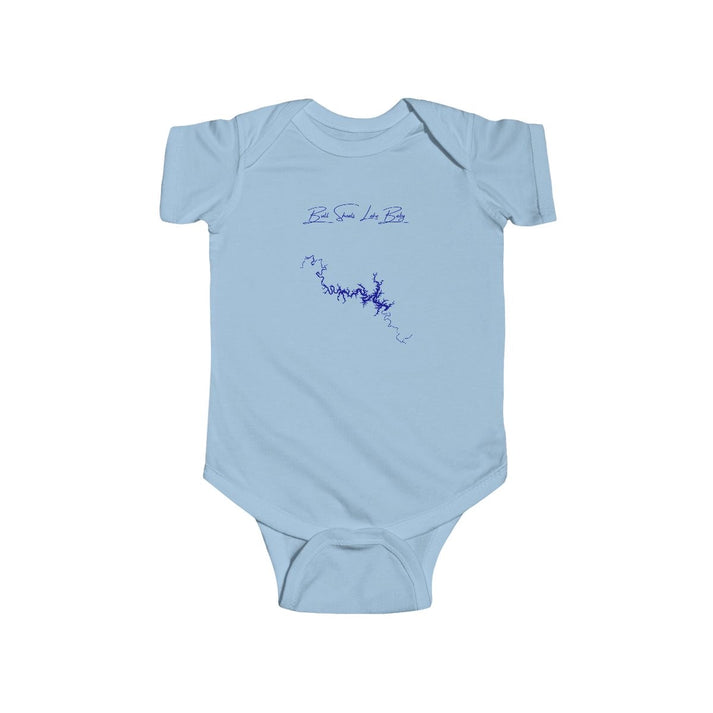 Missouri  Bull  Shoals  Lake  Onesie  front  position  view  from  front  light  blue.webp