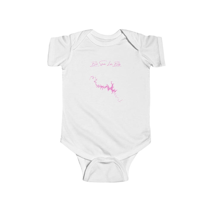 Missouri  Bull  Shoals  Lake  Onesie  front  position  view  from  front  white.webp
