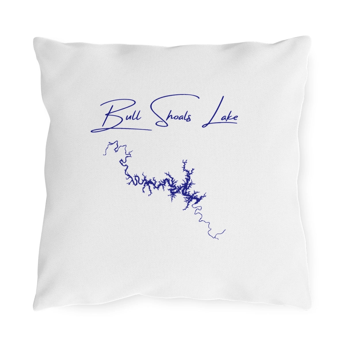 Missouri  Bull  Shoals  Lake  Outdoor  Pillow  front  position  view  from  front  16  x  16.webp