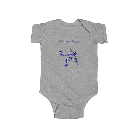 Missouri  Harry  S.  Truman  Reservoir  Onesie  front  position  view  from  front  heather.webp