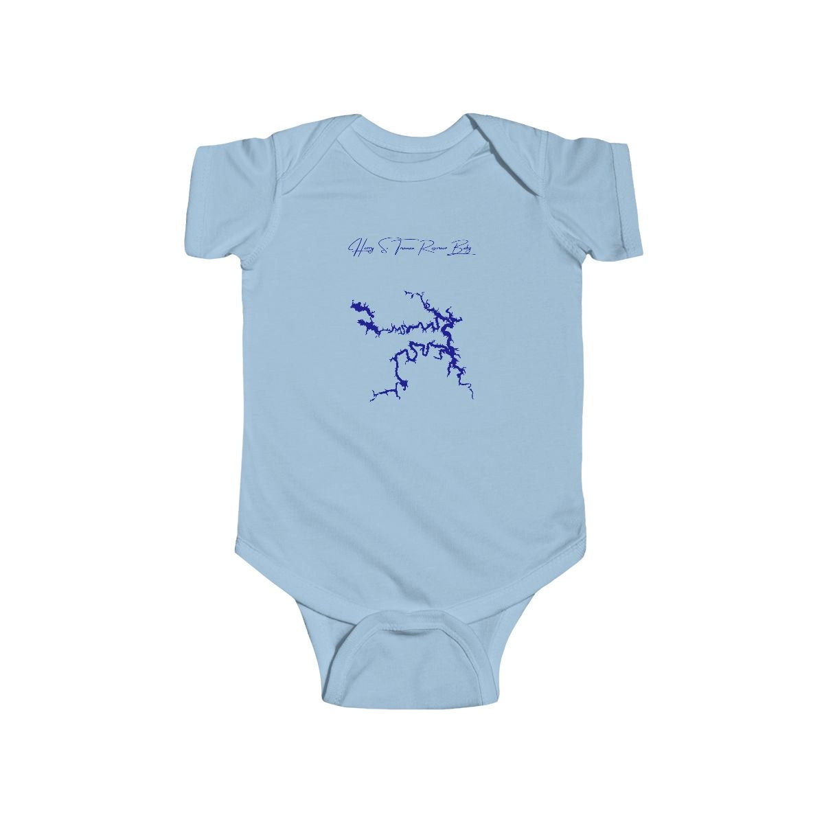 Missouri  Harry  S.  Truman  Reservoir  Onesie  front  position  view  from  front  light  blue.webp