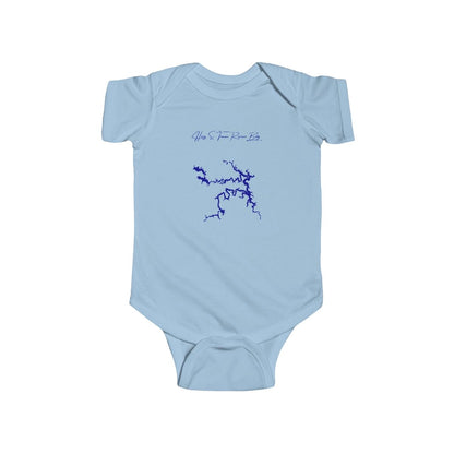 Missouri  Harry  S.  Truman  Reservoir  Onesie  front  position  view  from  front  light  blue.webp