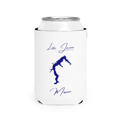 Missouri  Lake  Jacomo  Can  Koozie  front  position  view  from  front-2  white.webp