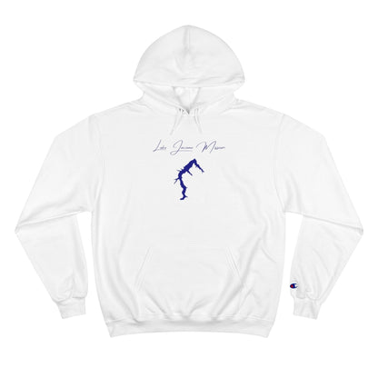 Missouri  Lake  Jacomo  Hoodie  front  position  view  from  front  white.webp