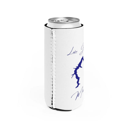 Missouri  Lake  Jacomo  Slim  Can  Koozie  all  position  view  from  right  white.webp